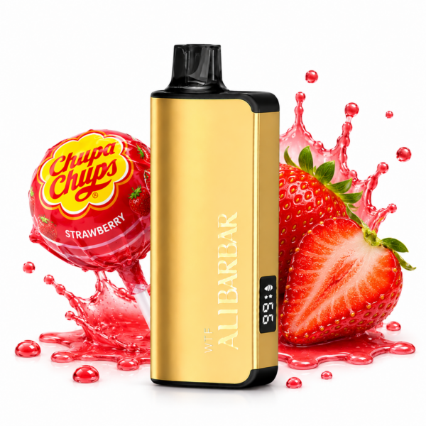 16858e28-9394-4e52-9987-e4fce4e5c389 ALIBARBAR INGOT chupa chups STRAWBERRY 9000 Puffs