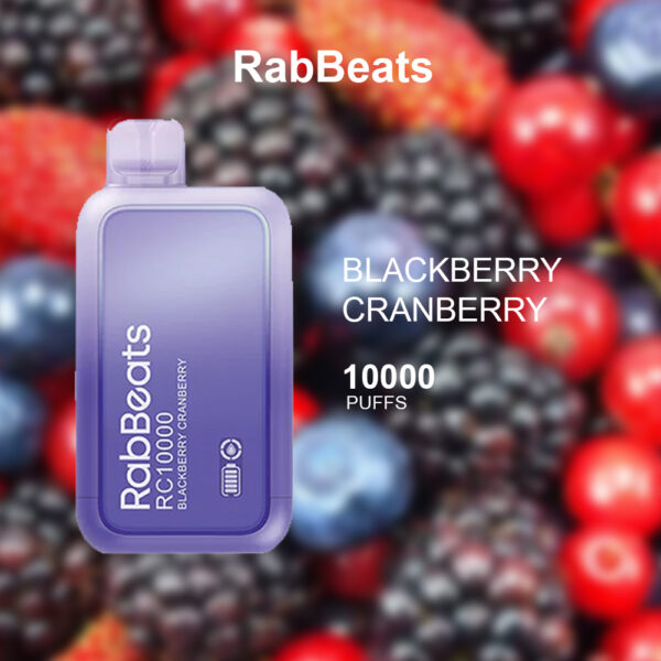BLACKBERRY-CRANBERRY RABBEATS BAR BLACKBERRY CRANBERRY – 10,000 PUFFS