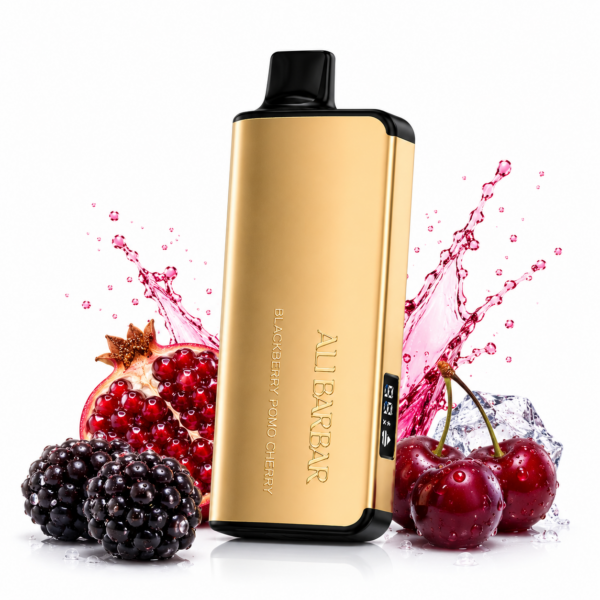 ALIBARBAR INGOT BlackBerry Pomo Cherry-9000 puffs