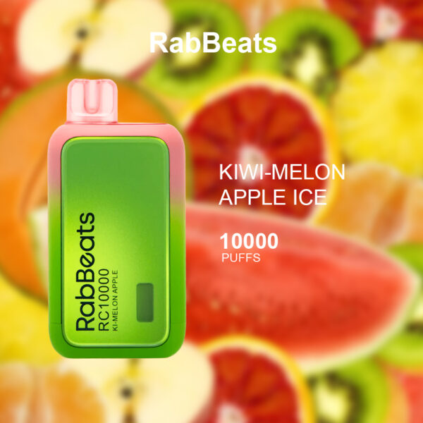 KIWI-MELON-APPLE RABBEATS BAR KIWI-MELON APPLE – 10,000 PUFFS