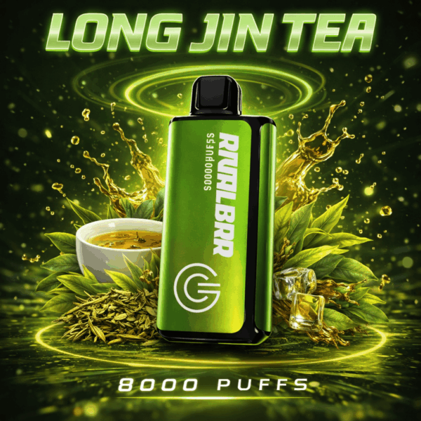LONG-JIN-TEA RIVAL BAR LONG JIN TEA – 8,000 PUFFS