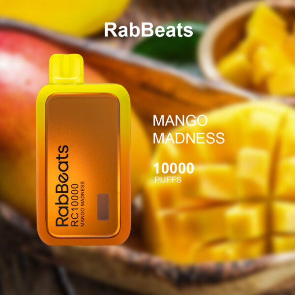 MANGO-MADNESS RABBEATS BAR MANGO MADNESS – 10,000 PUFFS